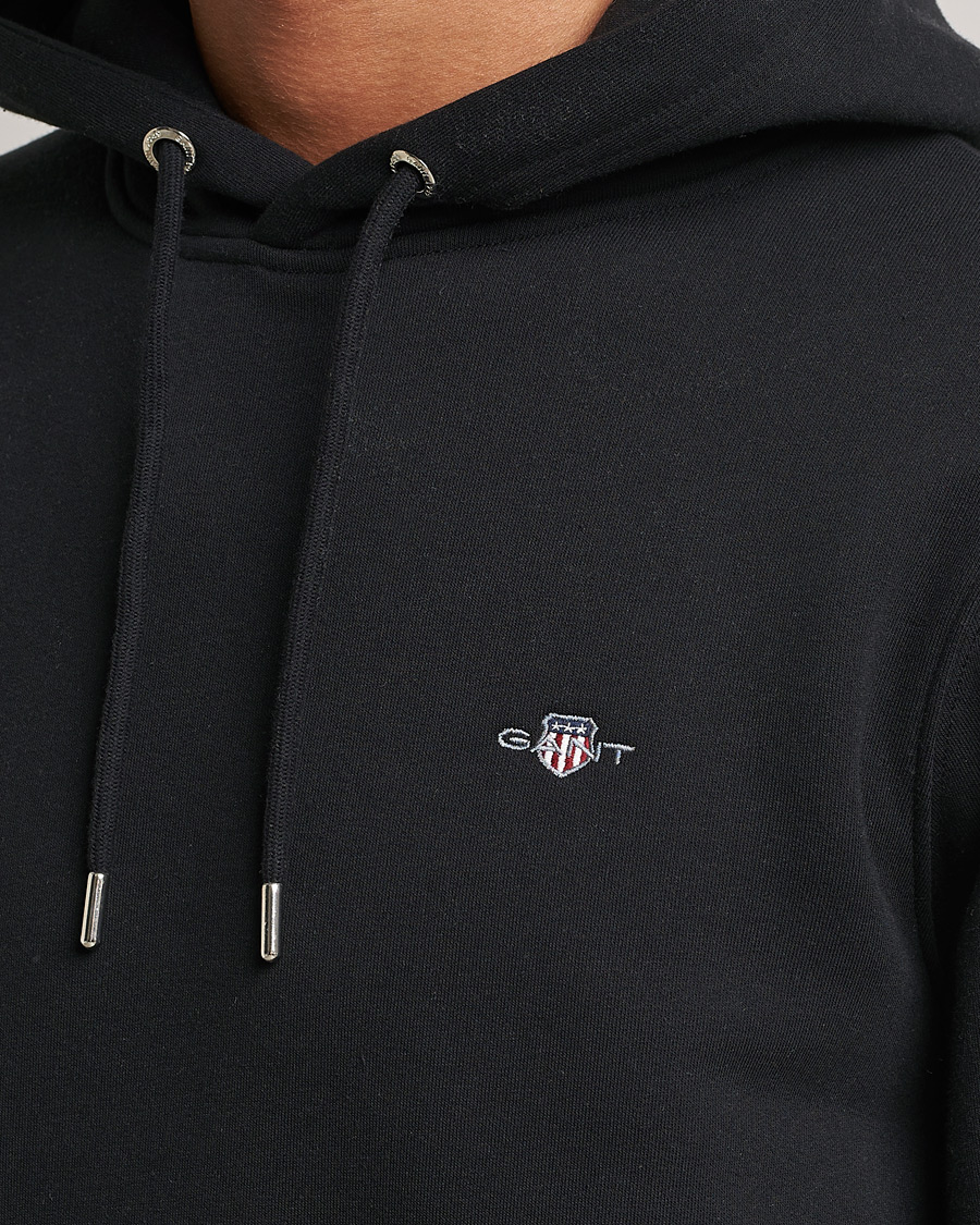 Herr | Tröjor | Gant | Original Shield Logo Hoodie Black