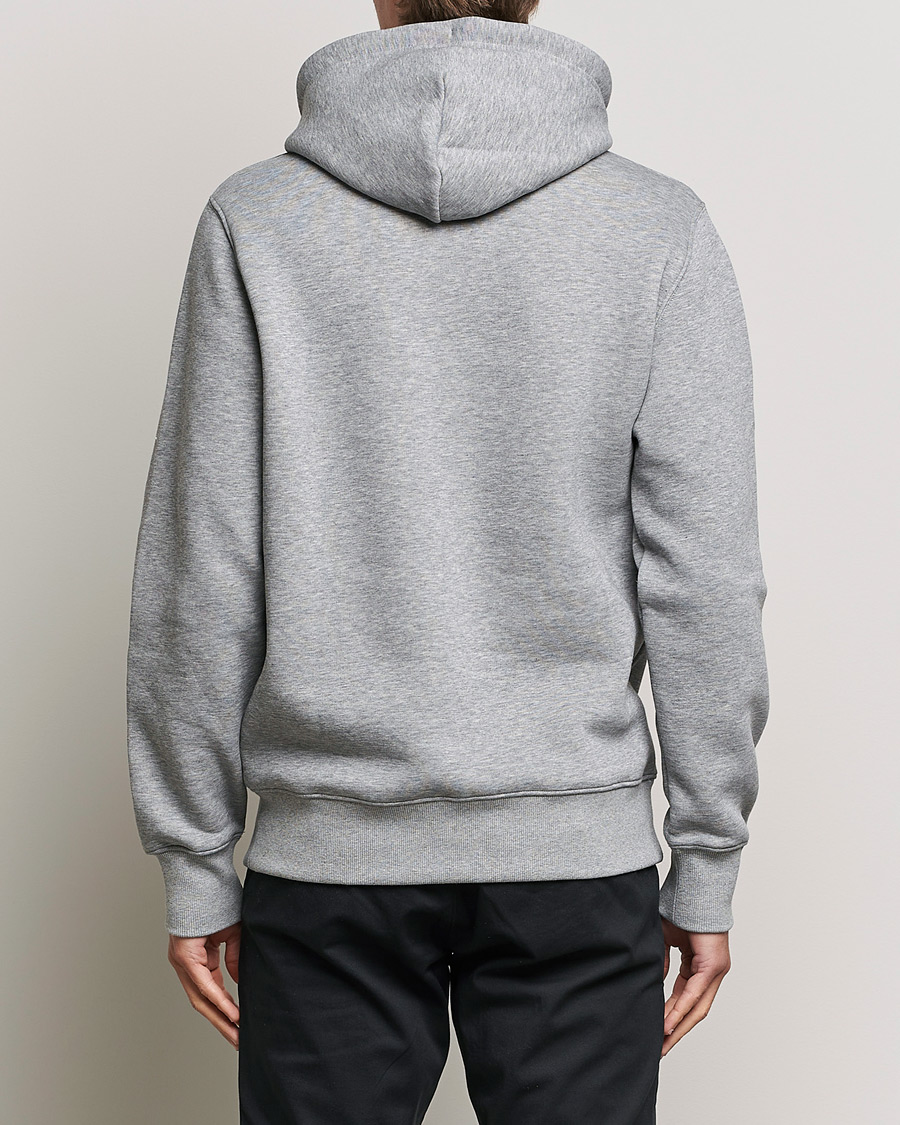 Herr | Tröjor | GANT | Original Shield Logo Hoodie Grey Melange