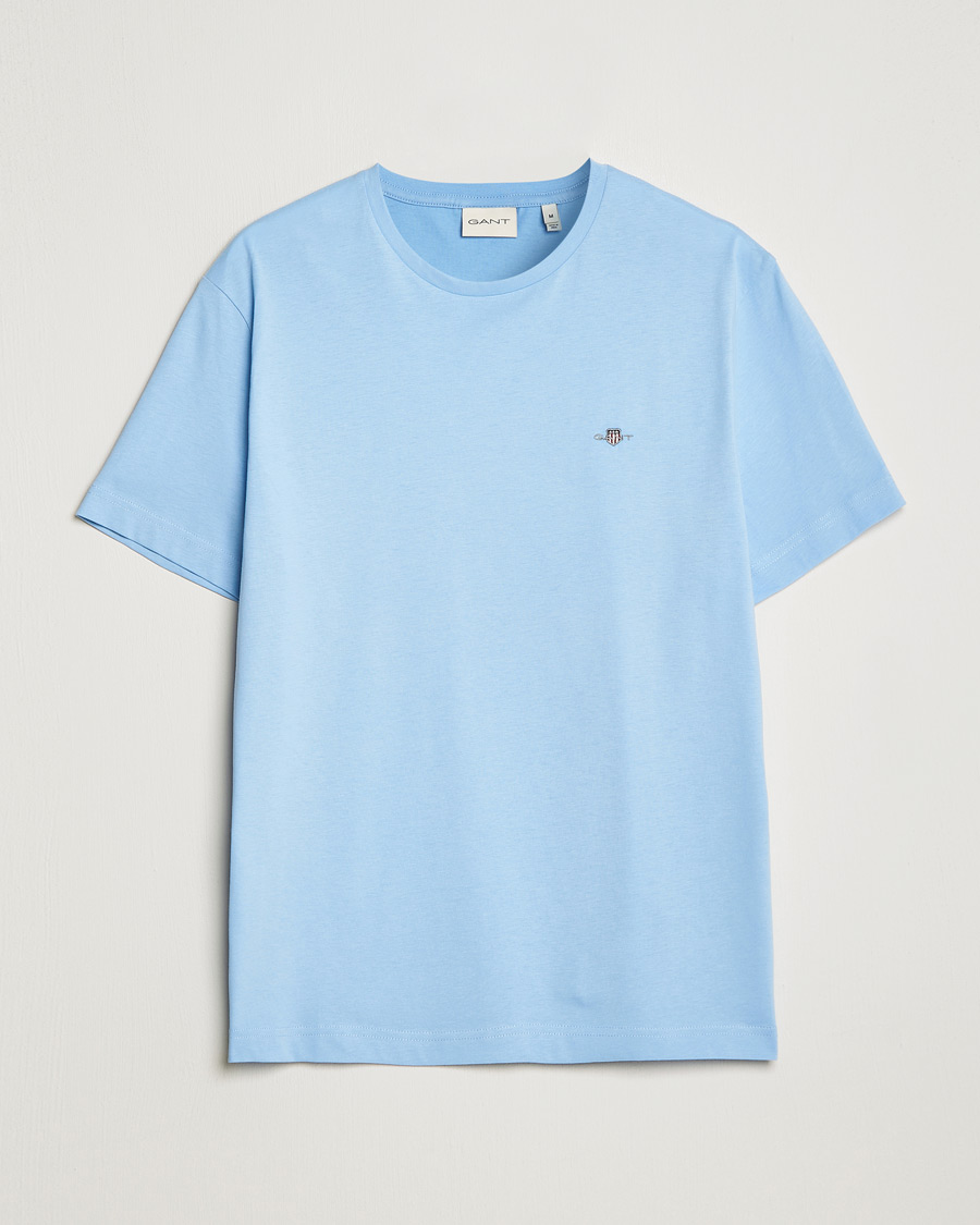 Herr | T-Shirts | GANT | The Original Solid T-Shirt Capri Blue