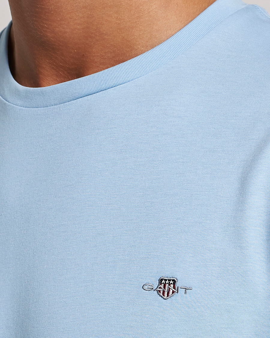 Herr | T-Shirts | GANT | The Original Solid T-Shirt Capri Blue