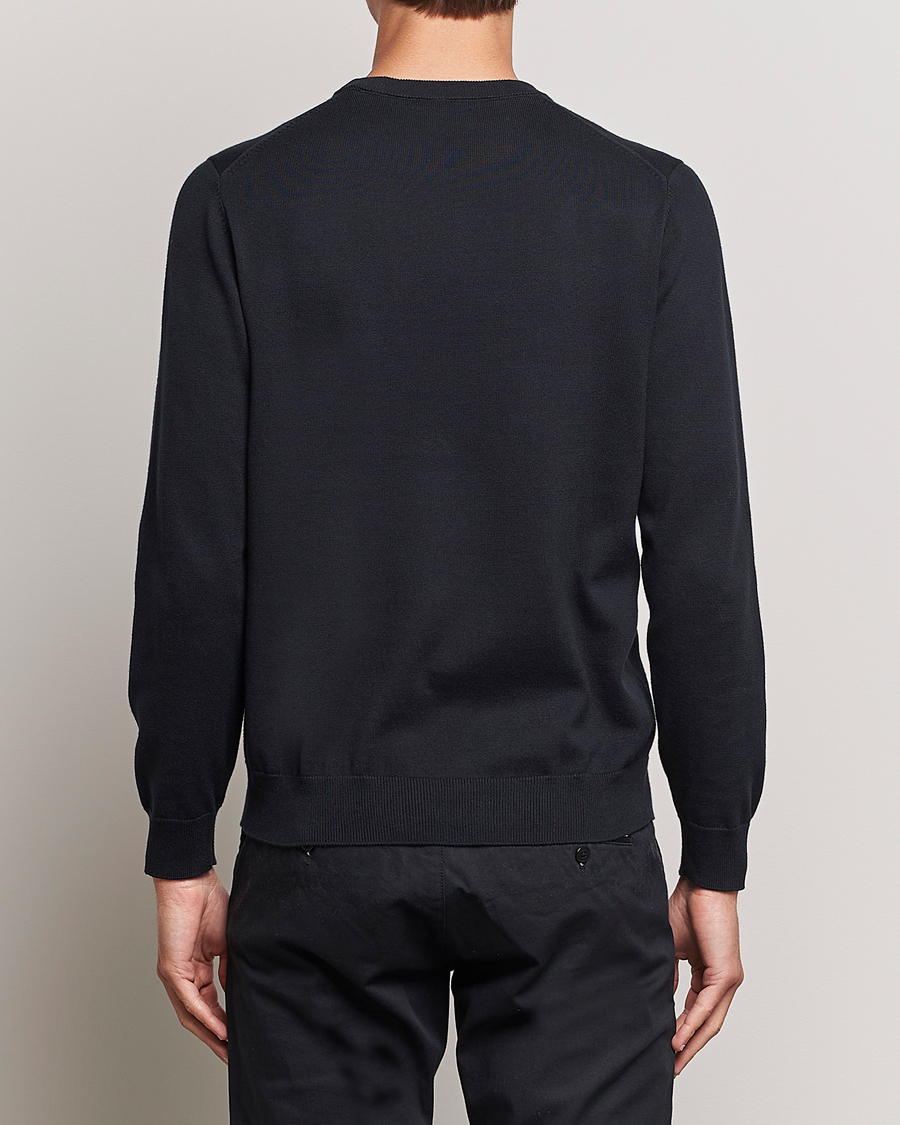 Herr | Tröjor | Gant | Classic Cotton Crew Neck Black
