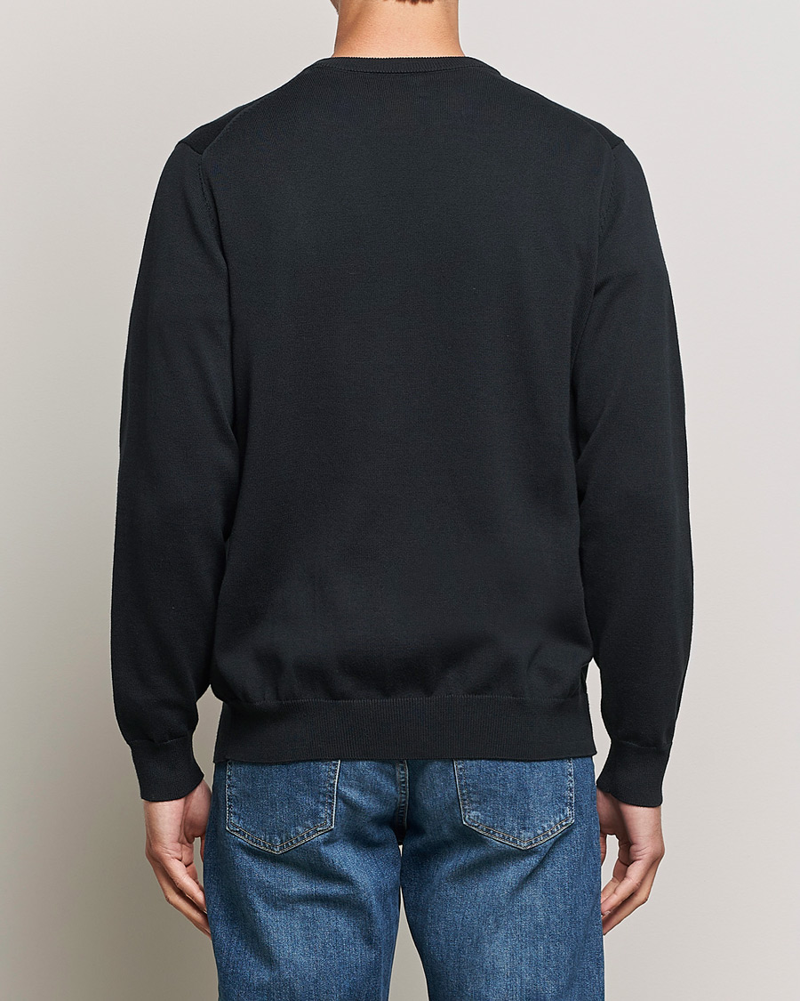 Herr | Tröjor | GANT | Classic Cotton V-Neck Black