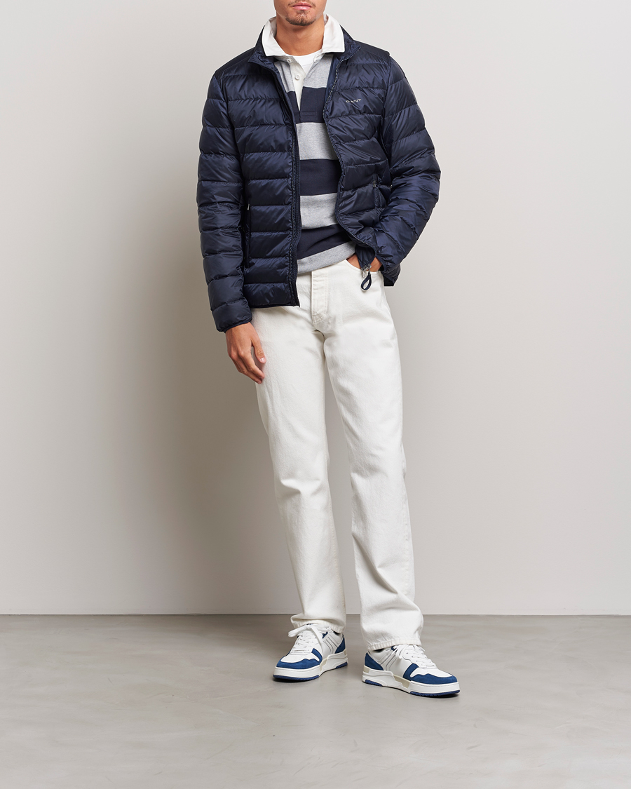 Herr | Jackor | GANT | The Light Down Jacket Evening Blue