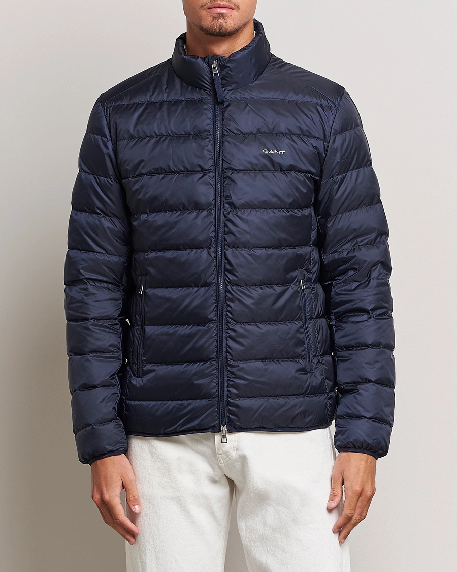 Herr | Avdelningar | GANT | The Light Down Jacket Evening Blue