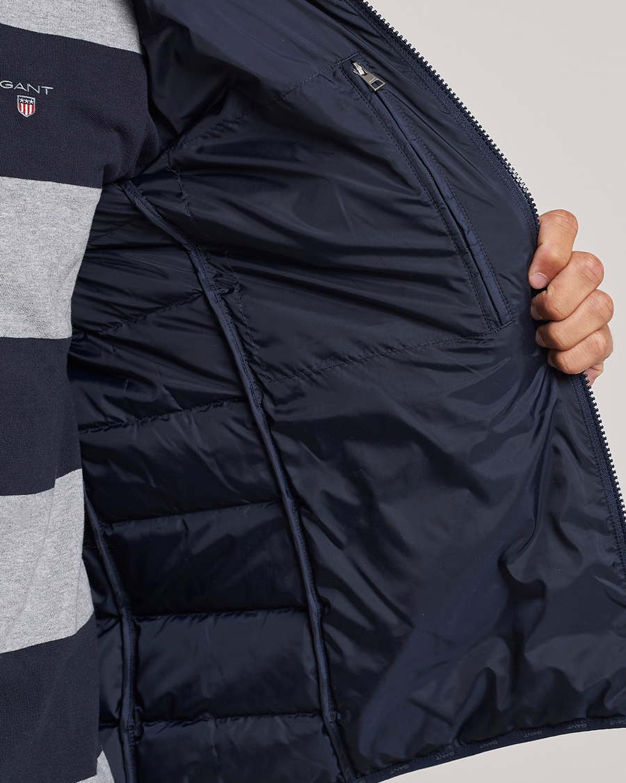 Herr | Jackor | GANT | The Light Down Jacket Evening Blue