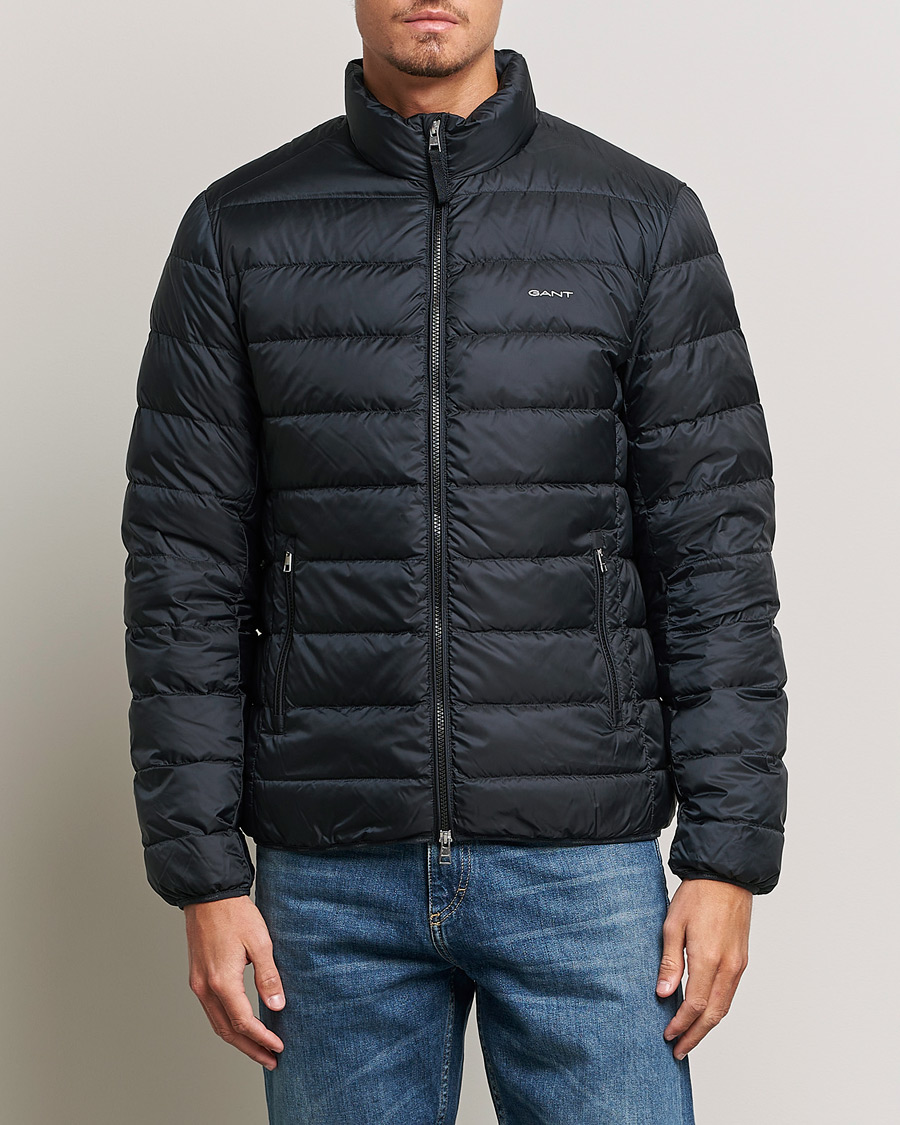 Herr | Klassiska jackor | GANT | The Light Down Jacket Black