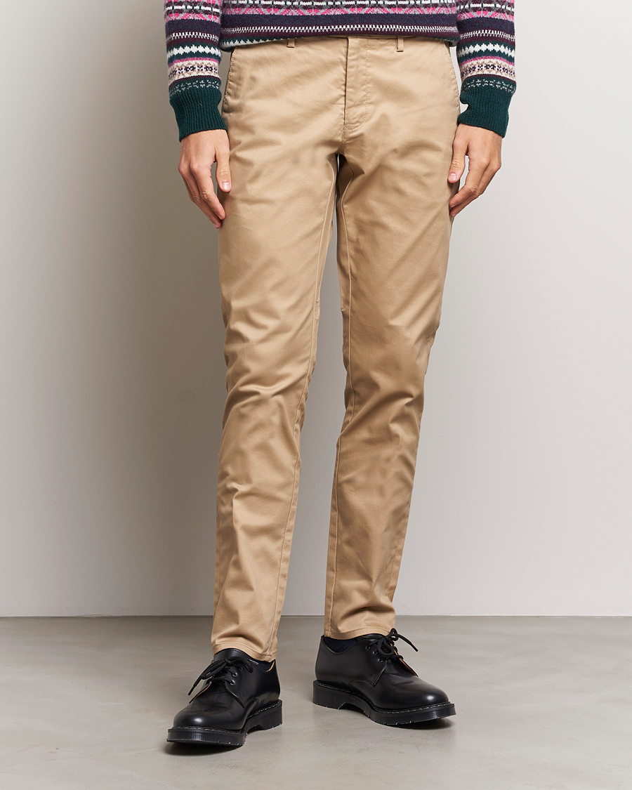 Herre | GANT | GANT | Slim Fit Tech Prep Chino Dark Khaki