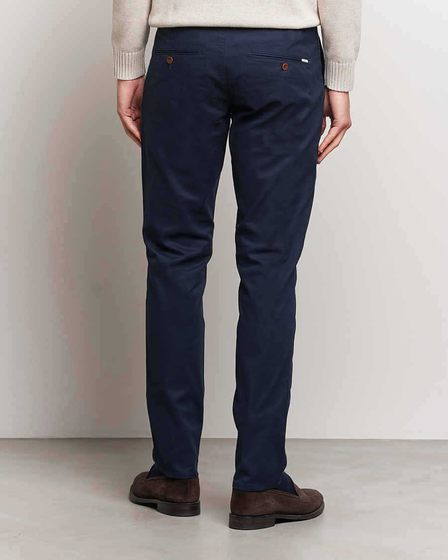 Herr | Byxor | GANT | Slim Fit Tech Prep Chino Marine