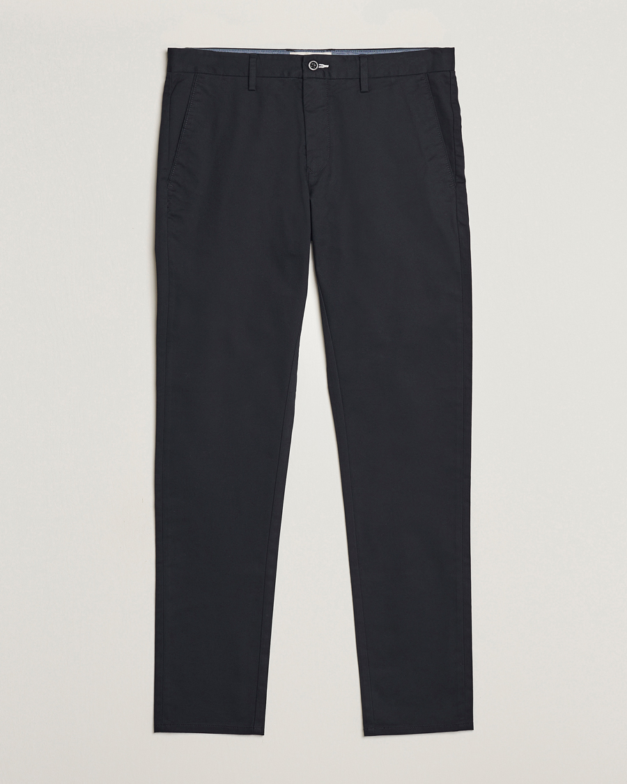 Herr | Byxor | GANT | Slim Fit Tech Prep Chino Black