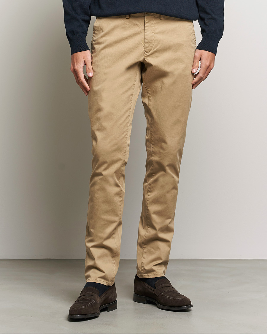 Herre | GANT | GANT | Slim Fit Twill Chino Dark Khaki