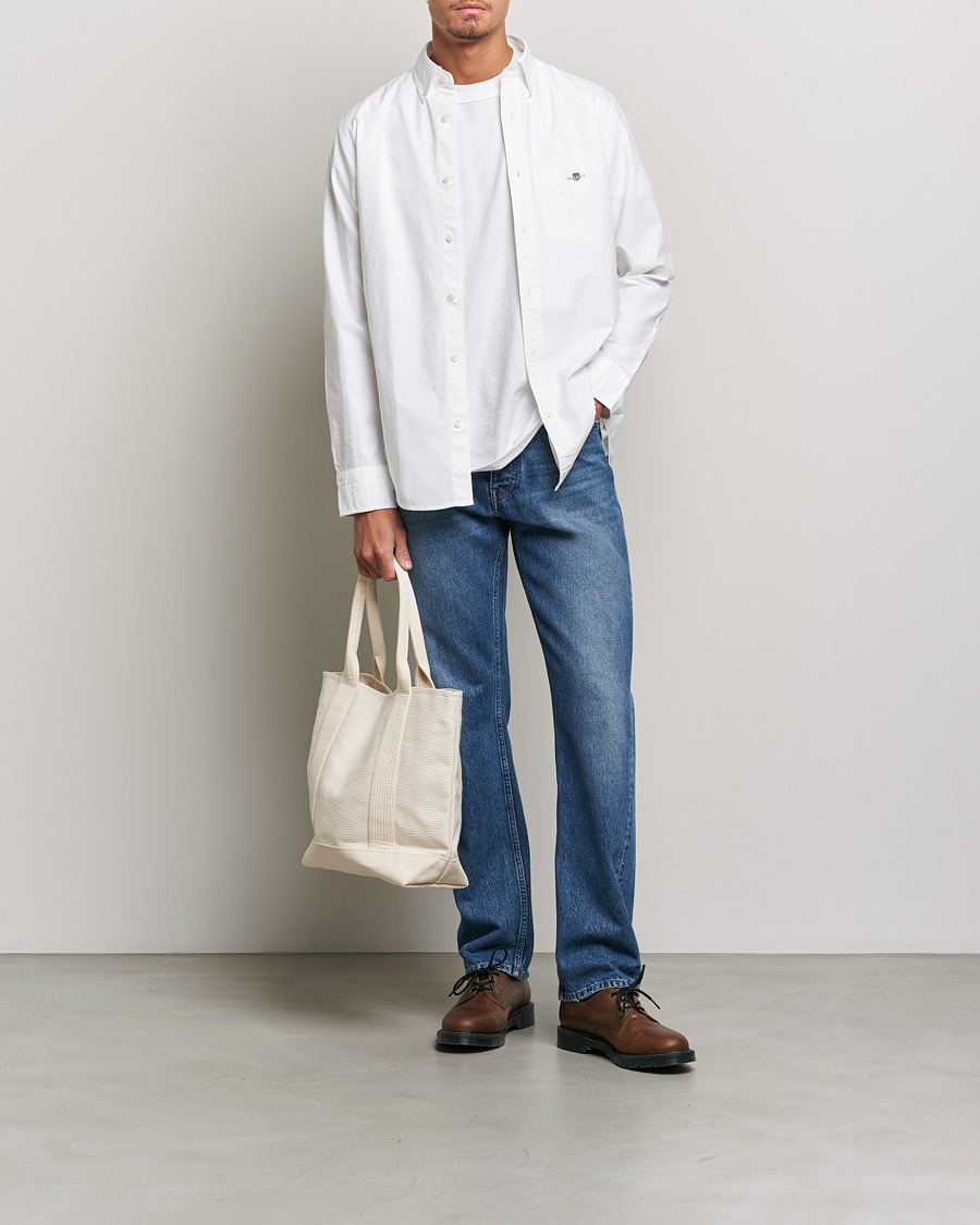 Herr | Skjortor | Gant | Regular Fit Oxford Shirt White