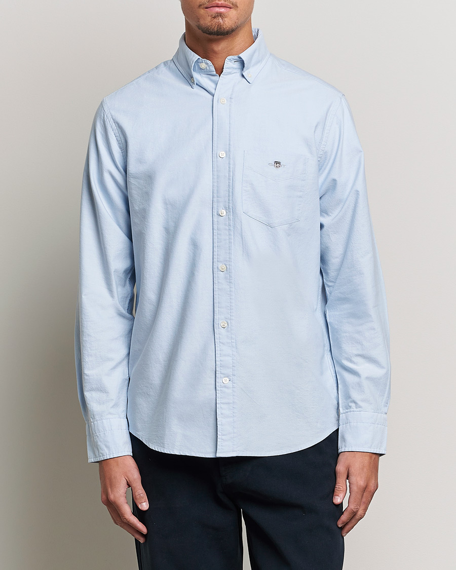 Herr | Oxfordskjortor | GANT | Regular Fit Oxford Shirt Light Blue