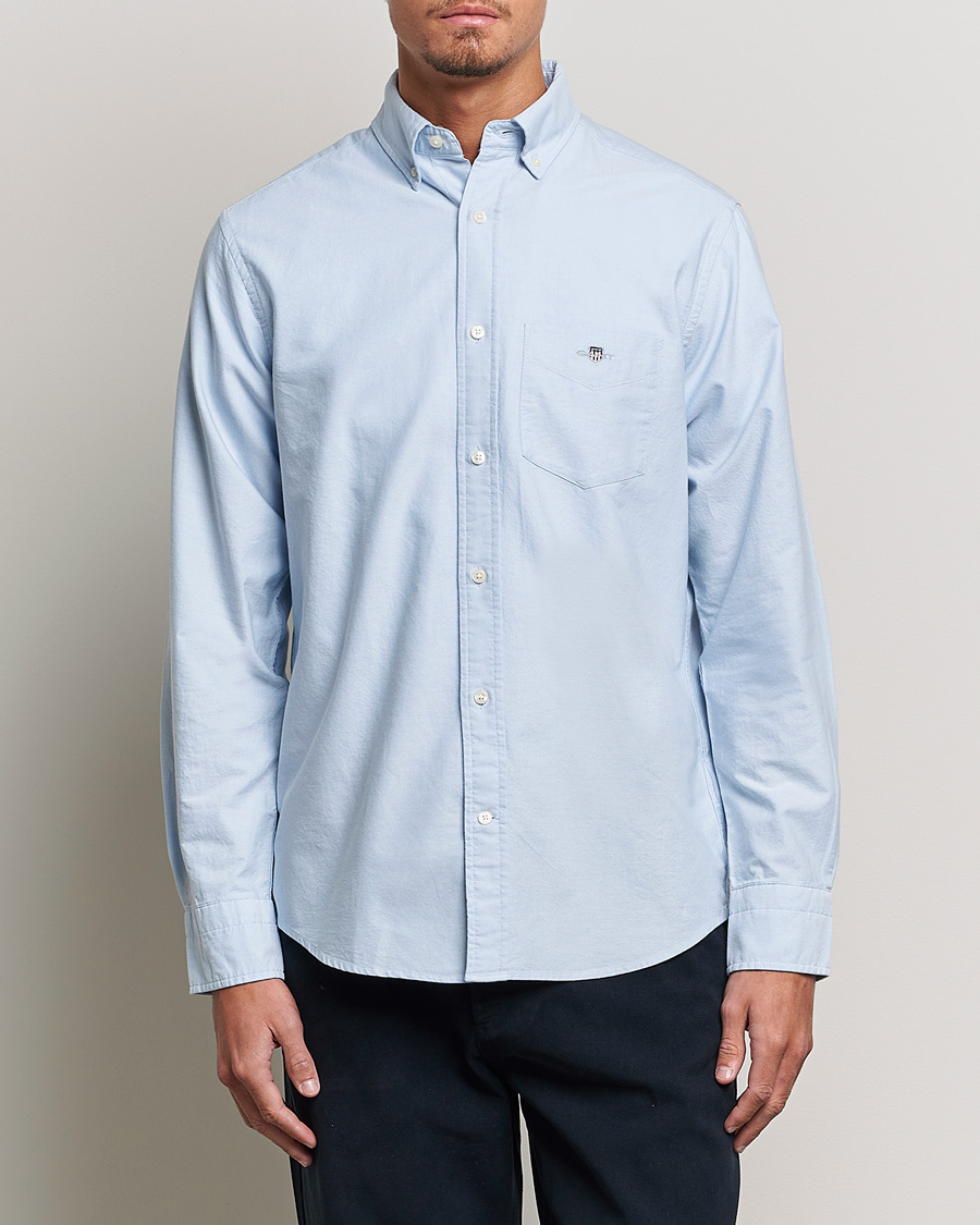 Herr | Casual | GANT | Regular Fit Oxford Shirt Light Blue