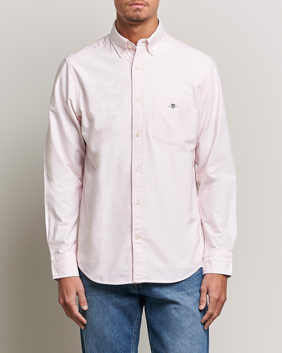 Herr | Oxfordskjortor | GANT | Regular Fit Oxford Shirt Light Pink