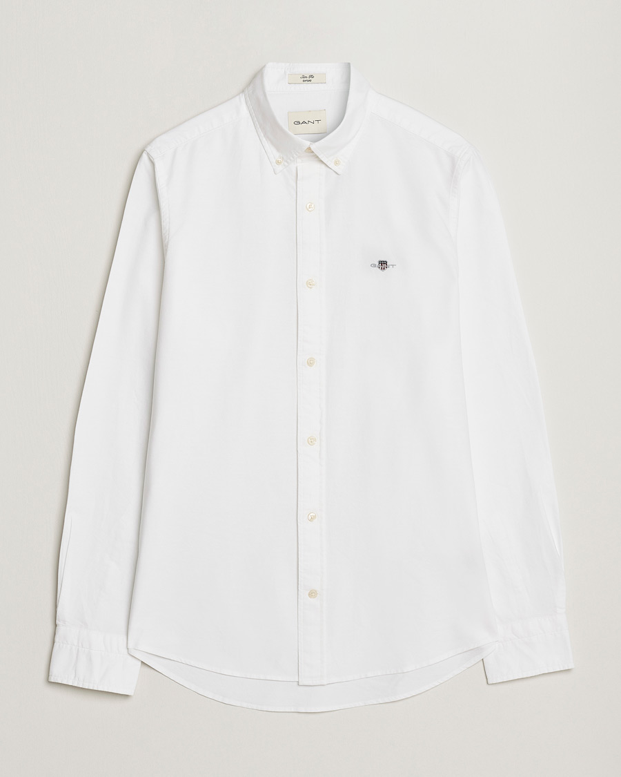Herr | Skjortor | Gant | Slim Fit Oxford Shirt White