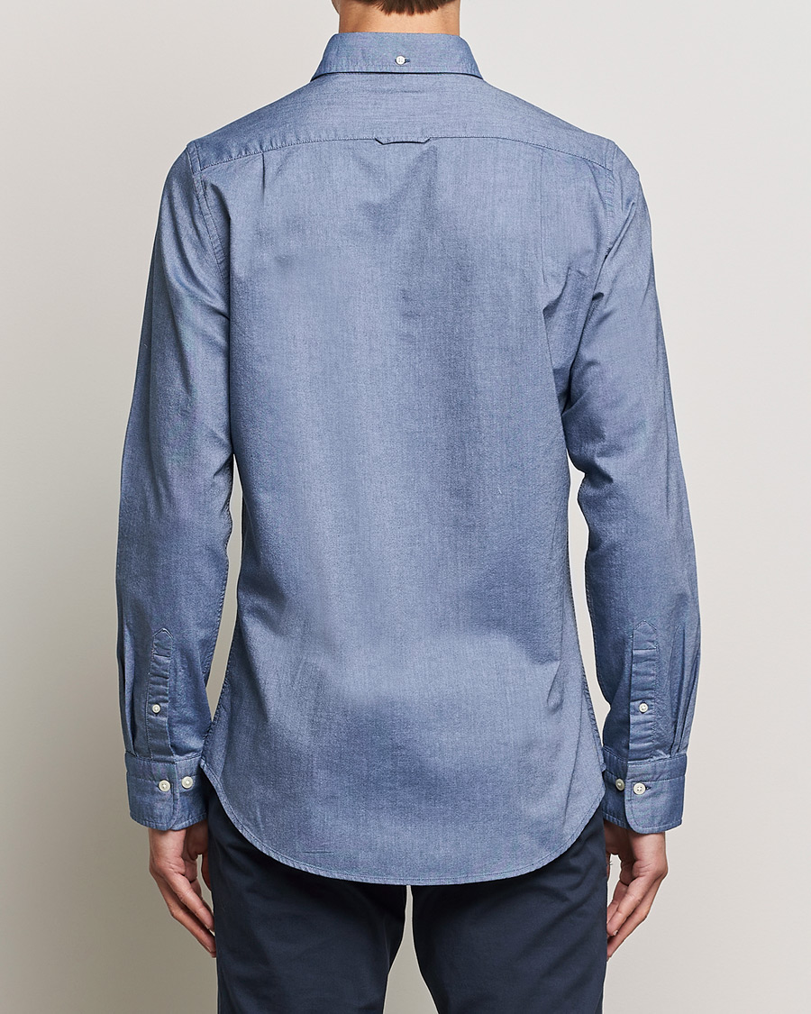 Herr | Skjortor | Gant | Slim Fit Oxford Shirt Persian Blue