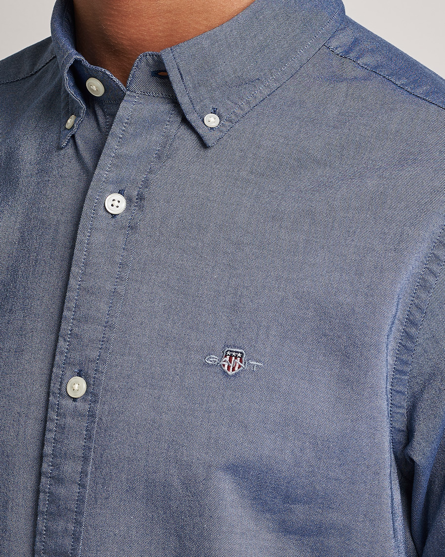 Herr | Skjortor | Gant | Slim Fit Oxford Shirt Persian Blue