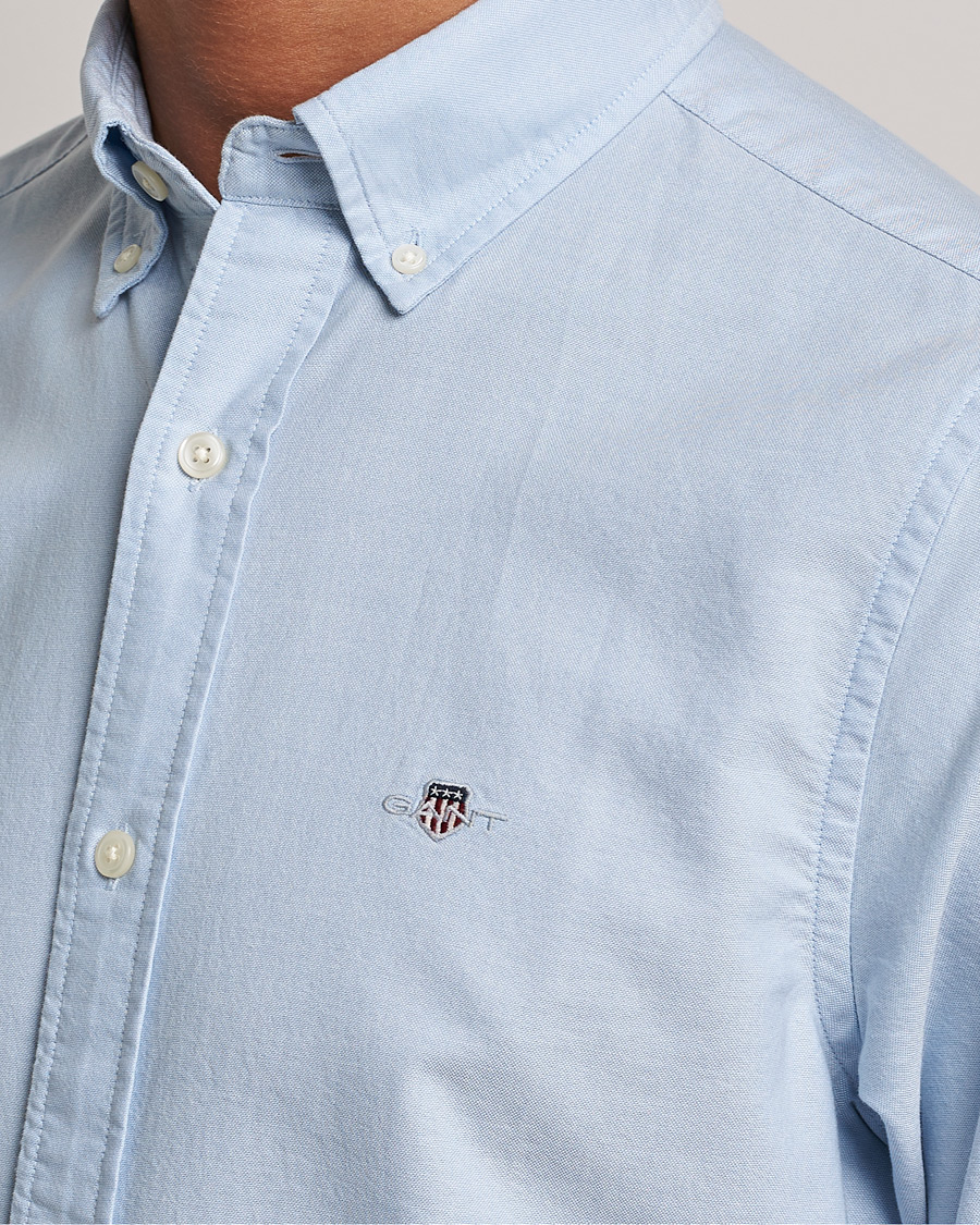 Herr | Skjortor | Gant | Slim Fit Oxford Shirt Light Blue