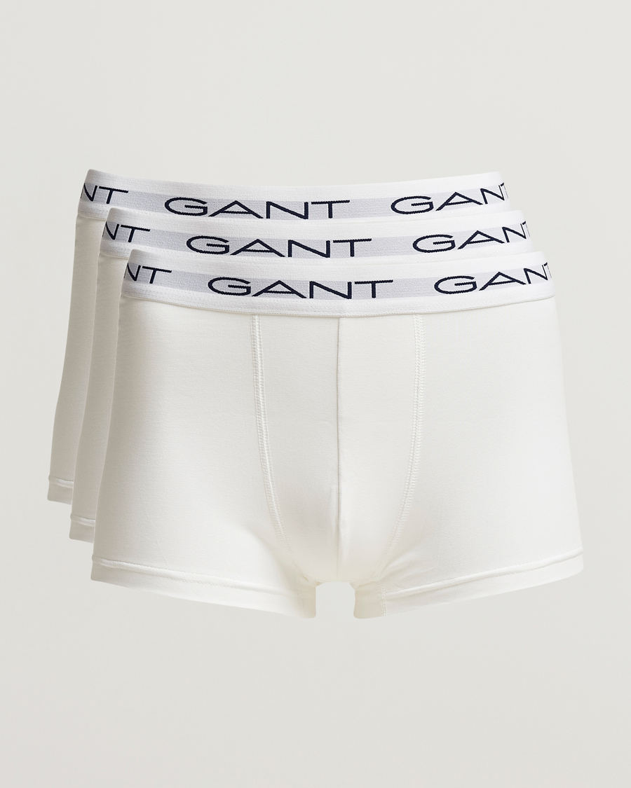 Herr | Underkläder | GANT | 3-Pack Trunk Boxer White