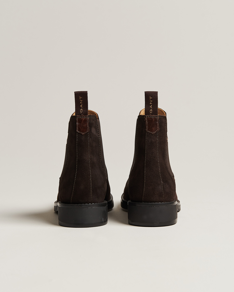 Herr | GANT Prepdale Suede Chelsea Boot Dark Brown | GANT | Prepdale Suede Chelsea Boot Dark Brown