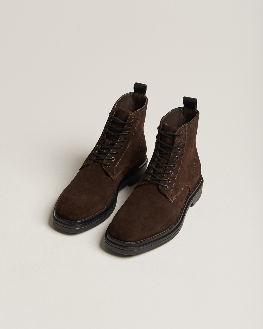 Herr |  | GANT | Boggar Suede Boot Dark Brown