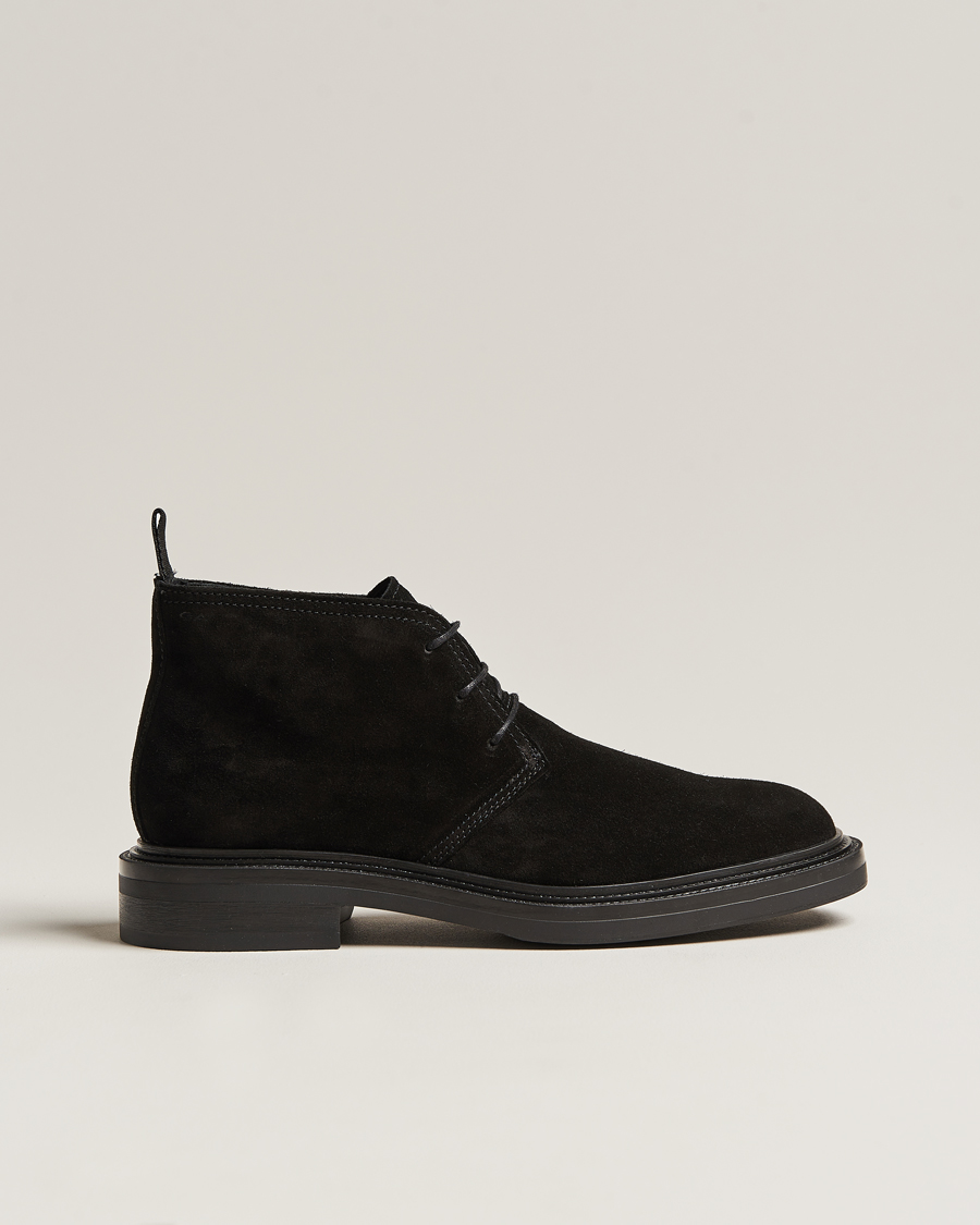 Herr | GANT Fairwyn Suede Chukka Boot Black | GANT | Fairwyn Suede Chukka Boot Black