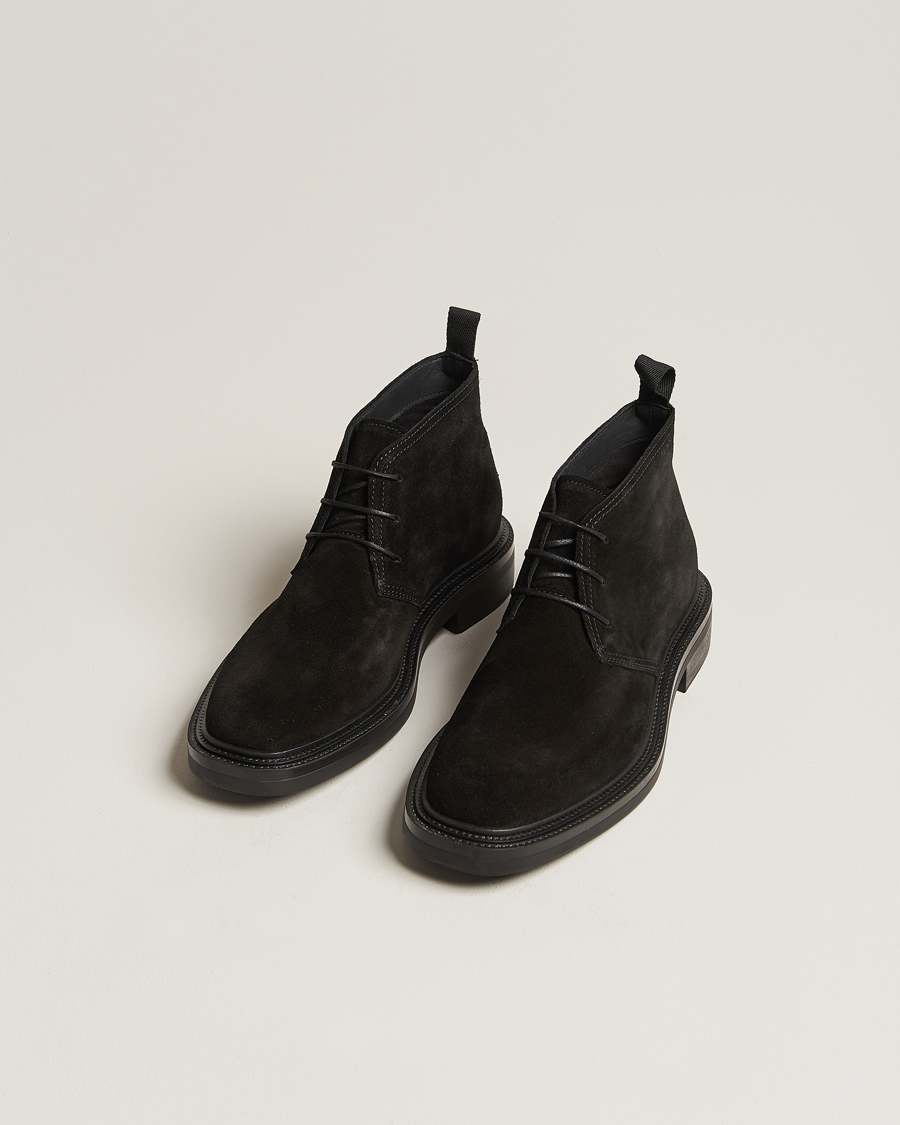 Herr | Rea skor | GANT | Fairwyn Suede Chukka Boot Black