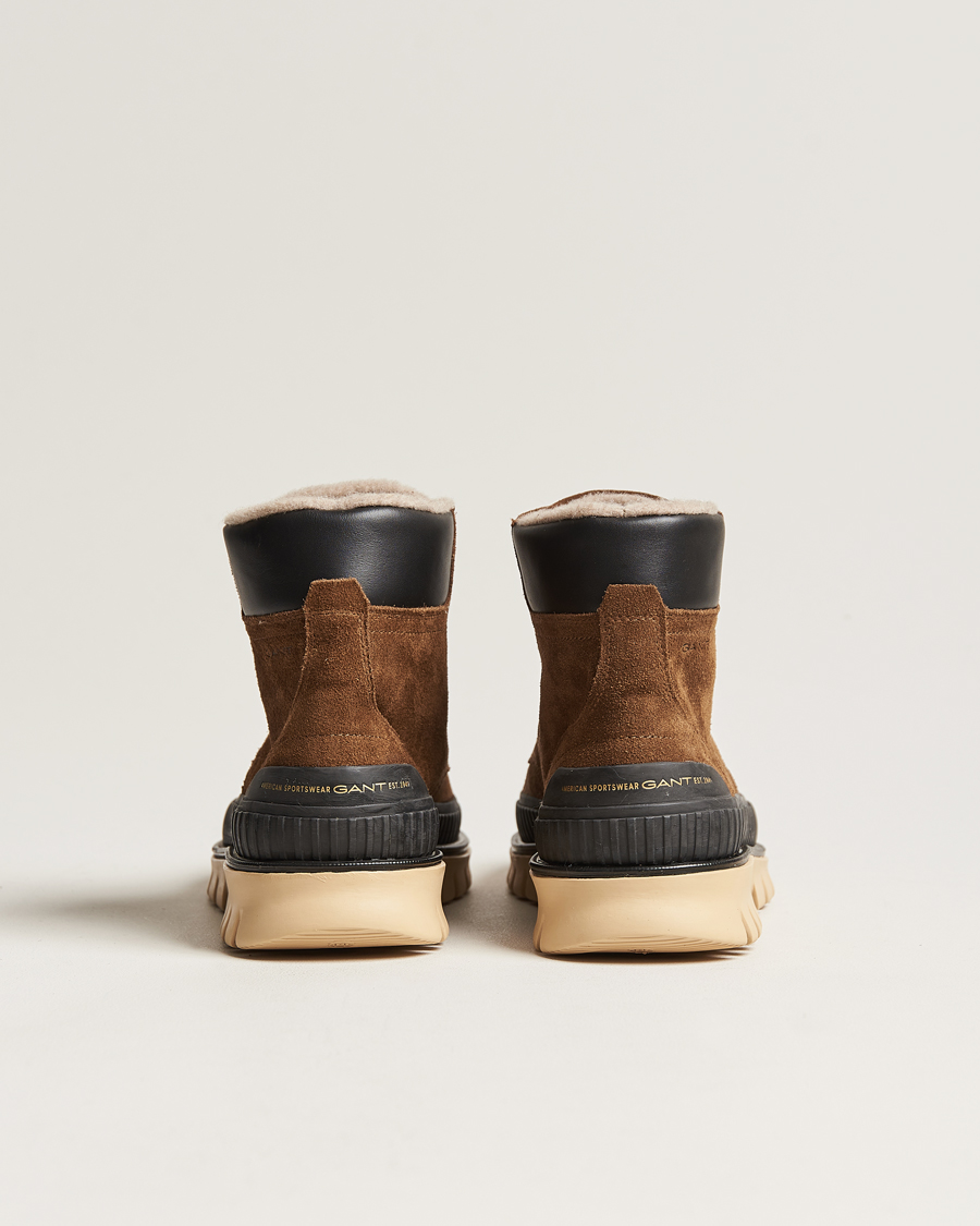 Herr | GANT Nebrada Felt Lined Suede Boot Tobacco Brown | GANT | Nebrada Felt Lined Suede Boot Tobacco Brown