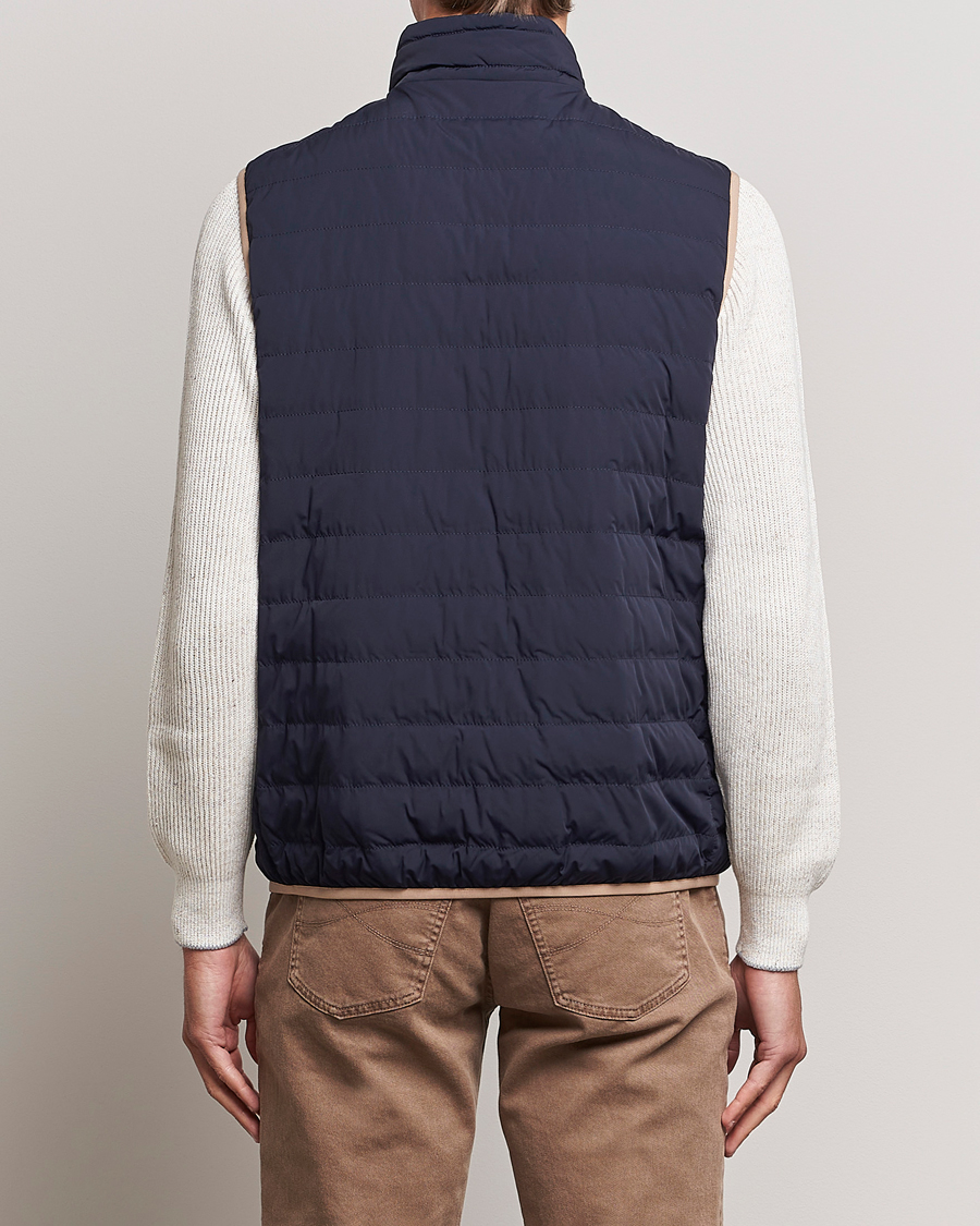 Herr | Jackor | Brunello Cucinelli | Nylon Down Vest Navy