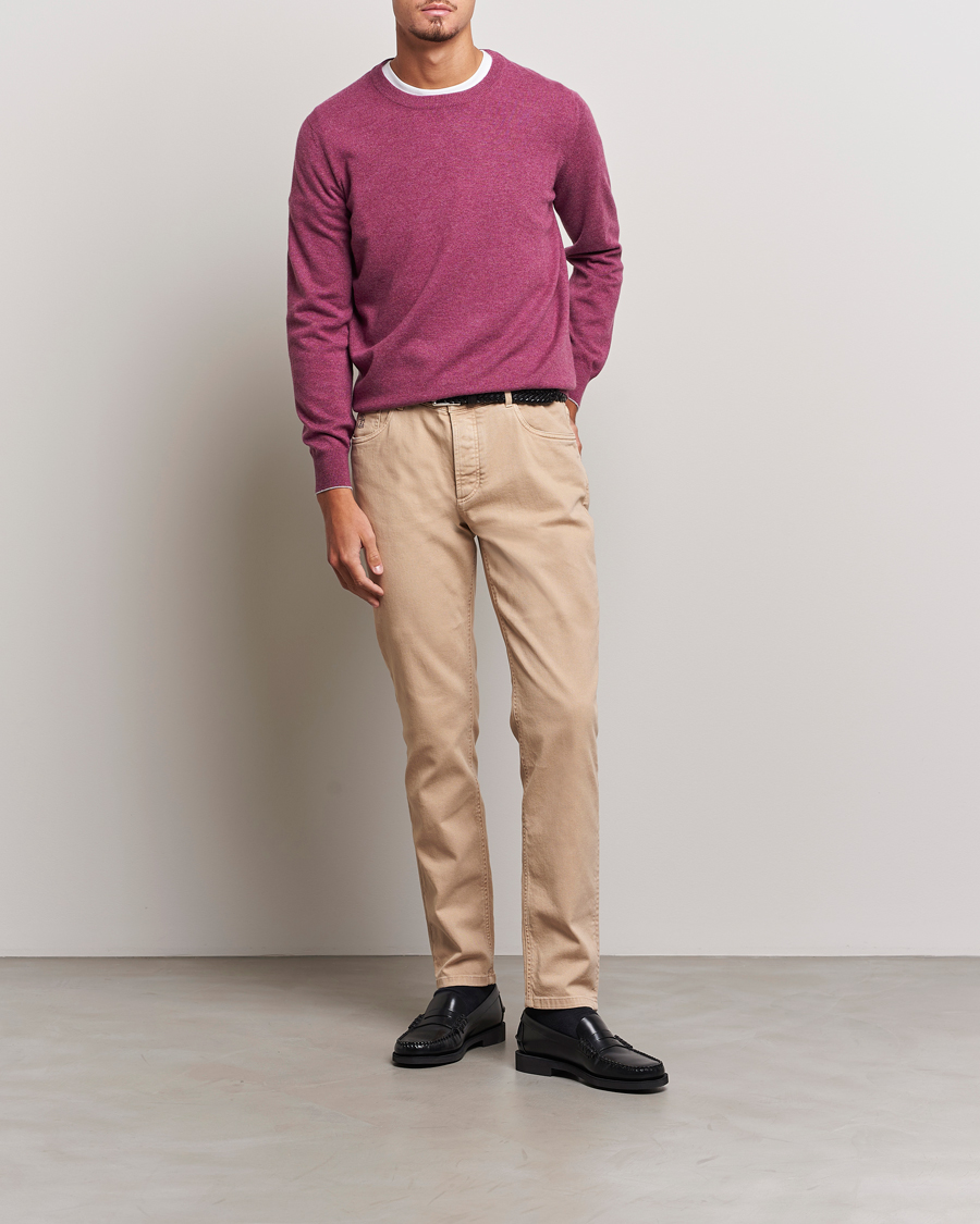 Herr | Byxor | Brunello Cucinelli | Traditional Fit 5-Pocket Pants Beige