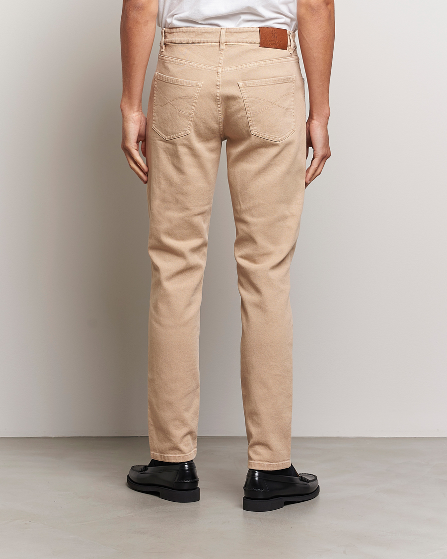 Herr | Byxor | Brunello Cucinelli | Traditional Fit 5-Pocket Pants Beige