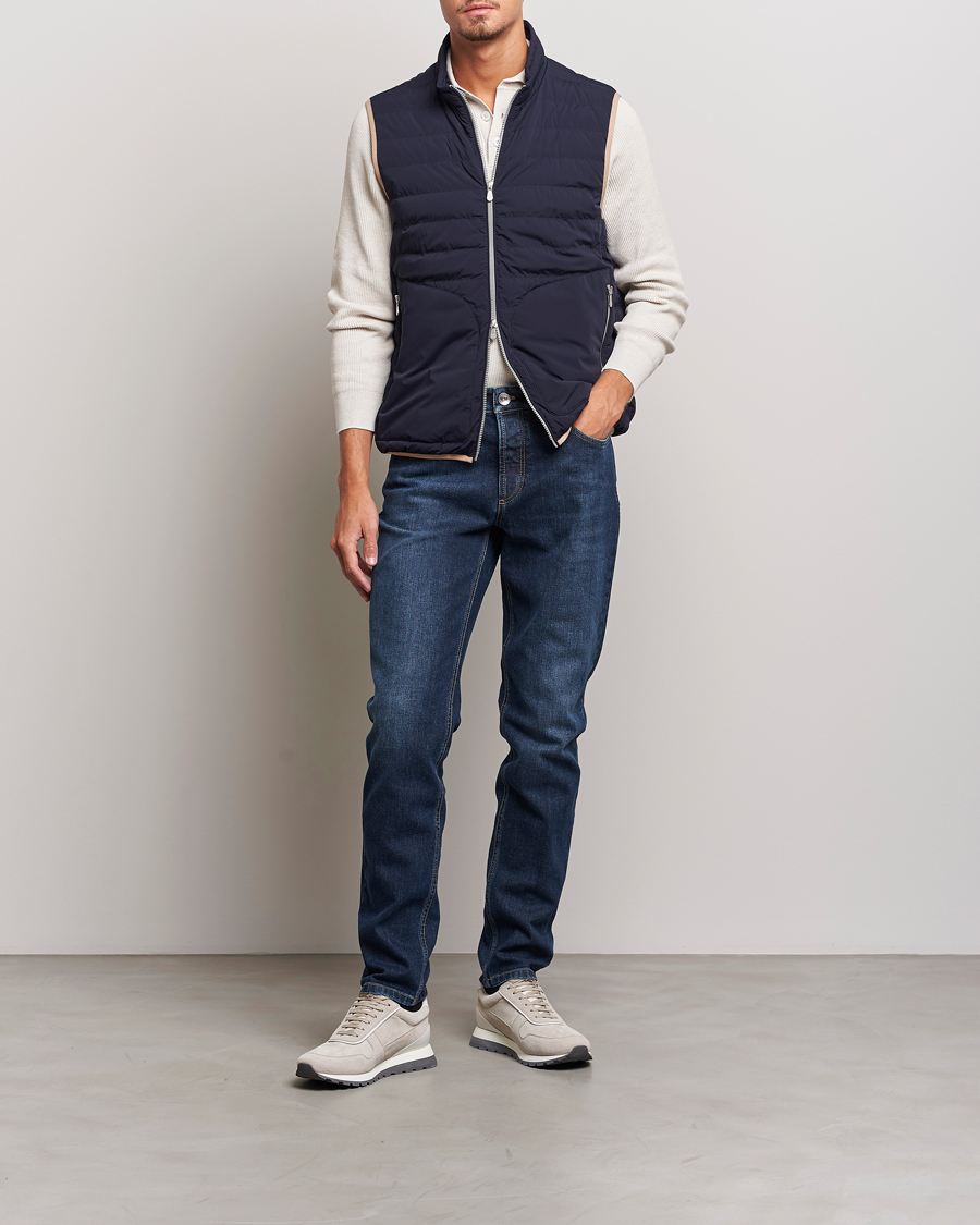 Herr | Jeans | Brunello Cucinelli | Traditional Fit Jeans Dark Wash
