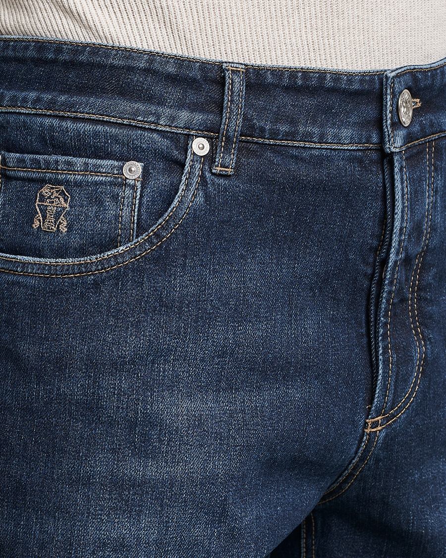 Herr | Jeans | Brunello Cucinelli | Traditional Fit Jeans Dark Wash
