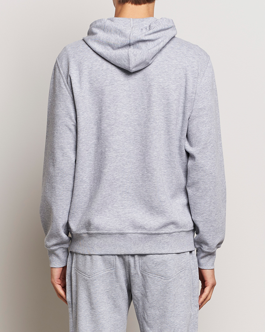 Herr | Tröjor | Brunello Cucinelli | Full Zip Hooded Sweater Grey Melange