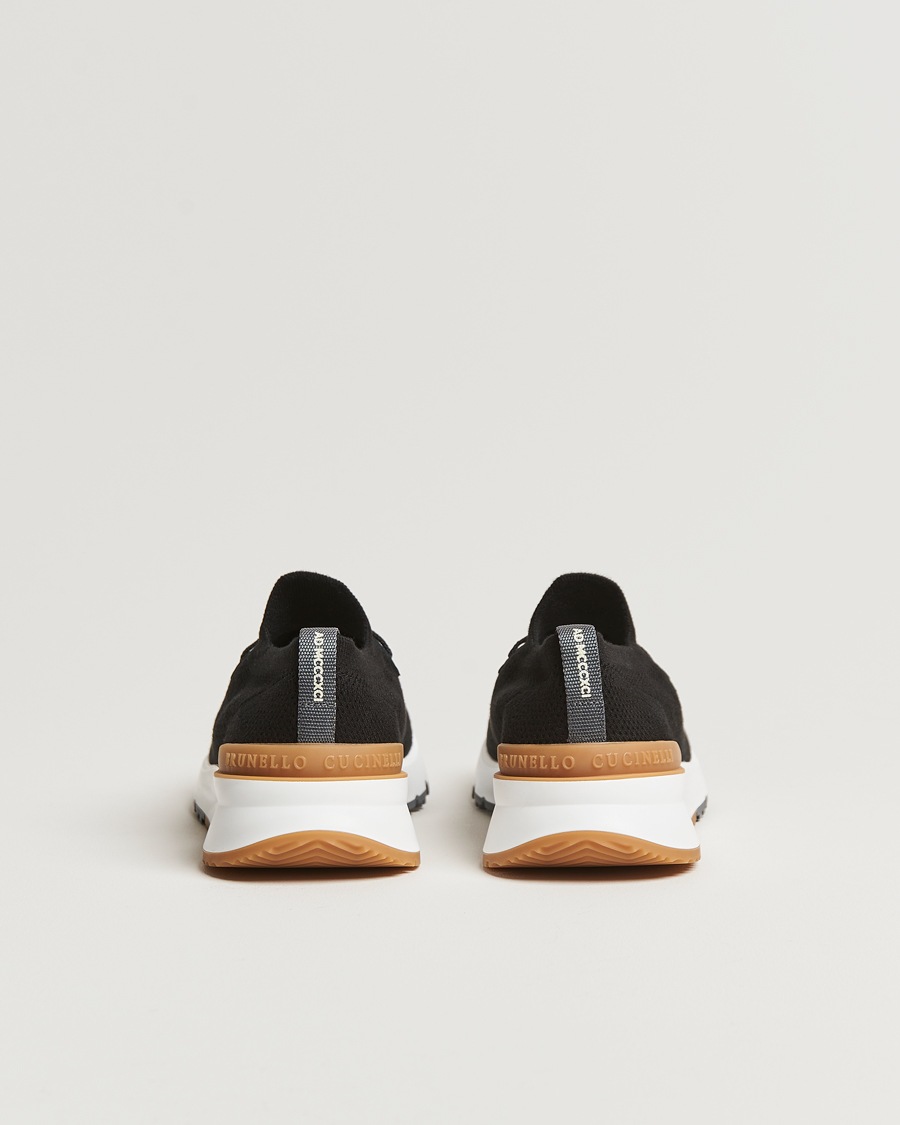 Herr | Brunello Cucinelli Flannel Running Sneakers Black | Brunello Cucinelli | Flannel Running Sneakers Black