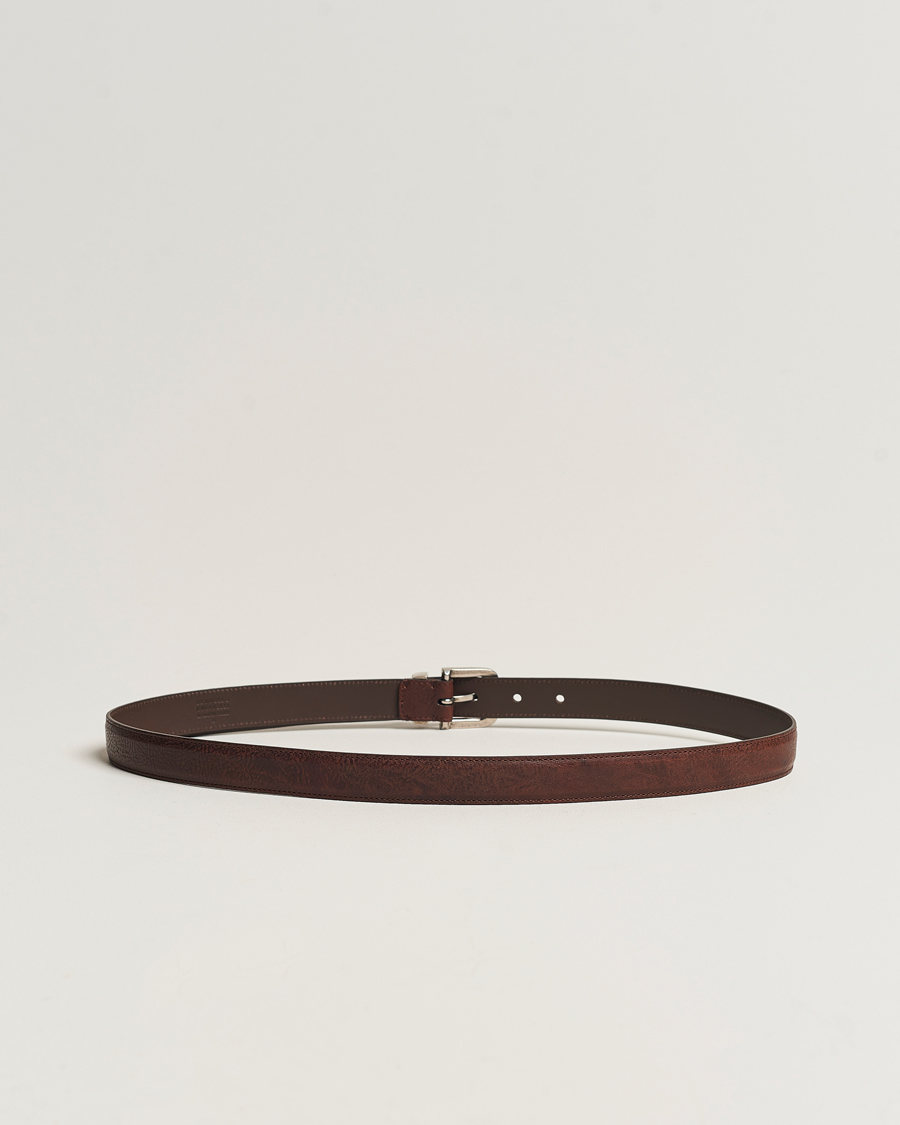 Herr |  | Brunello Cucinelli | Narrow Belt Brown Calf