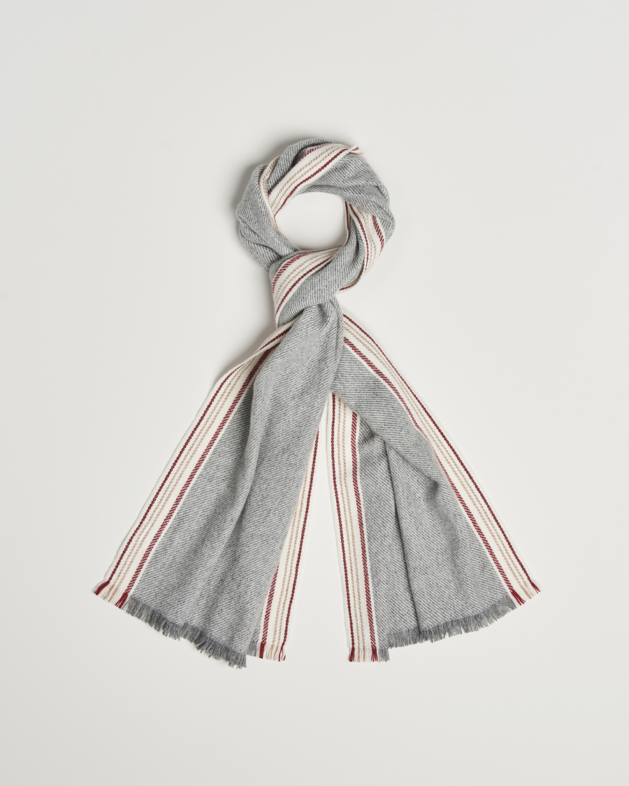 Herr | Brunello Cucinelli Cashmere Scarf Grey | Brunello Cucinelli | Cashmere Scarf Grey