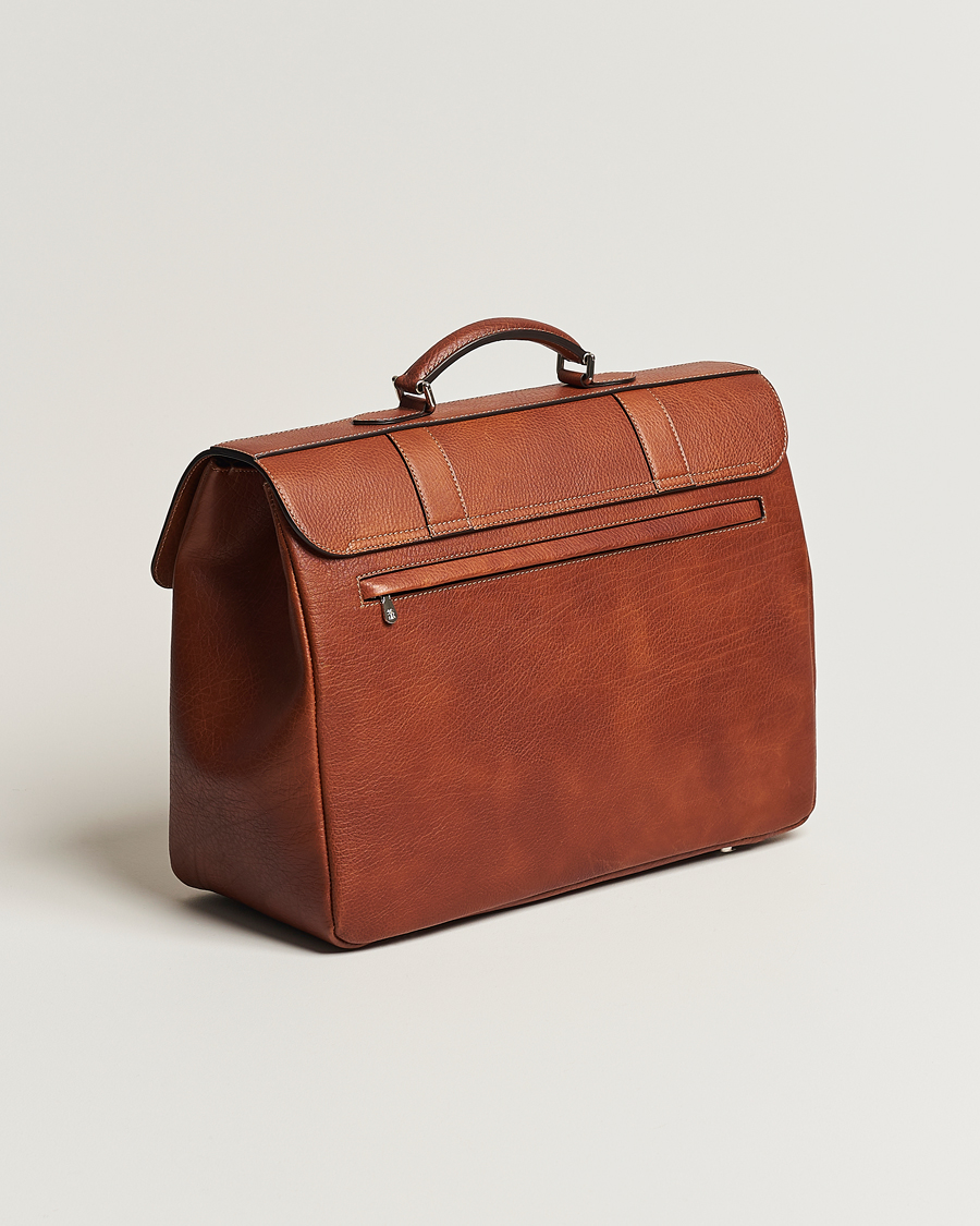 Herr | Brunello Cucinelli Grain Leather Briefcase Cognac | Brunello Cucinelli | Grain Leather Briefcase Cognac