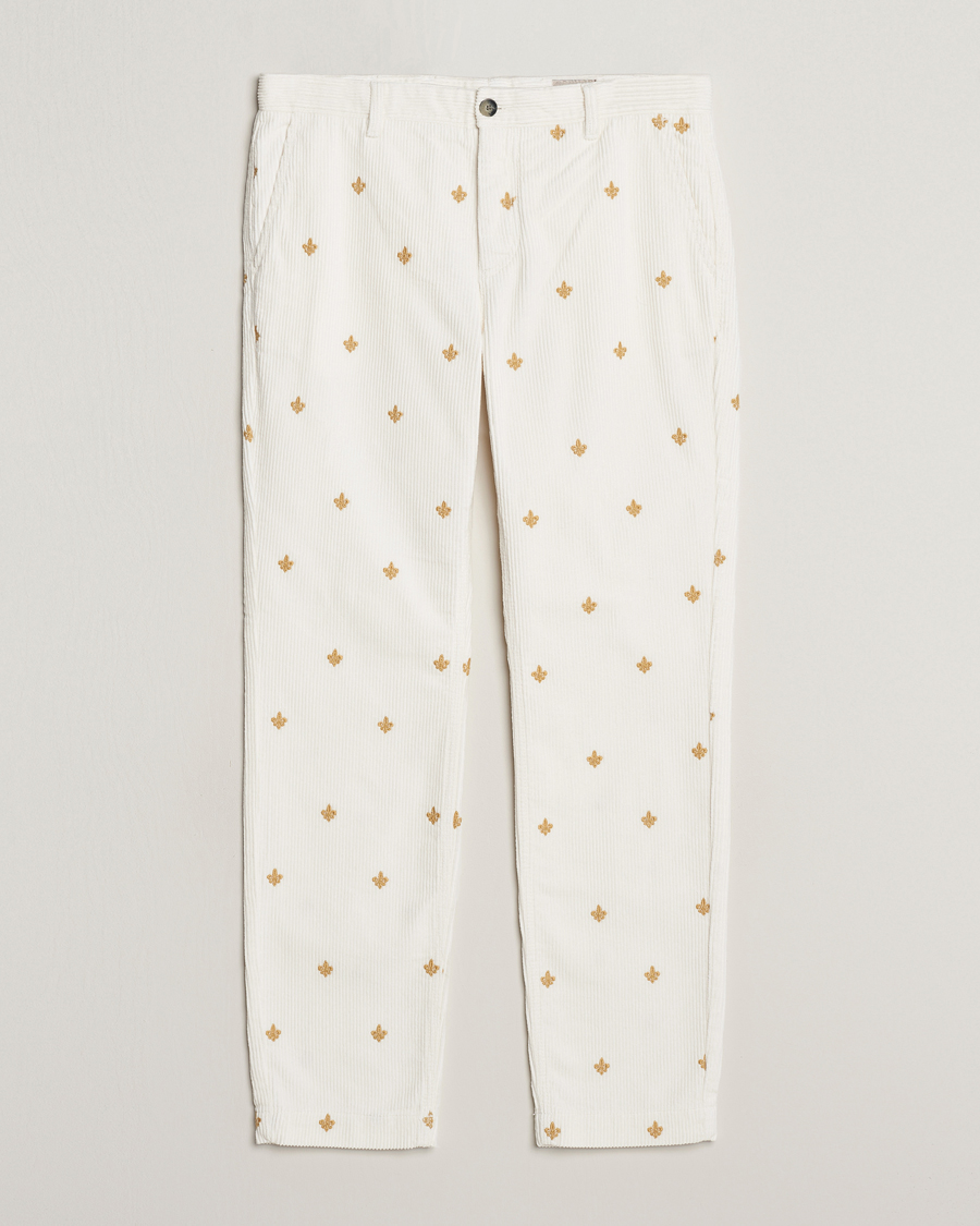 Herr | Byxor | Morris | Jeffrey Cord Club Chino Off White