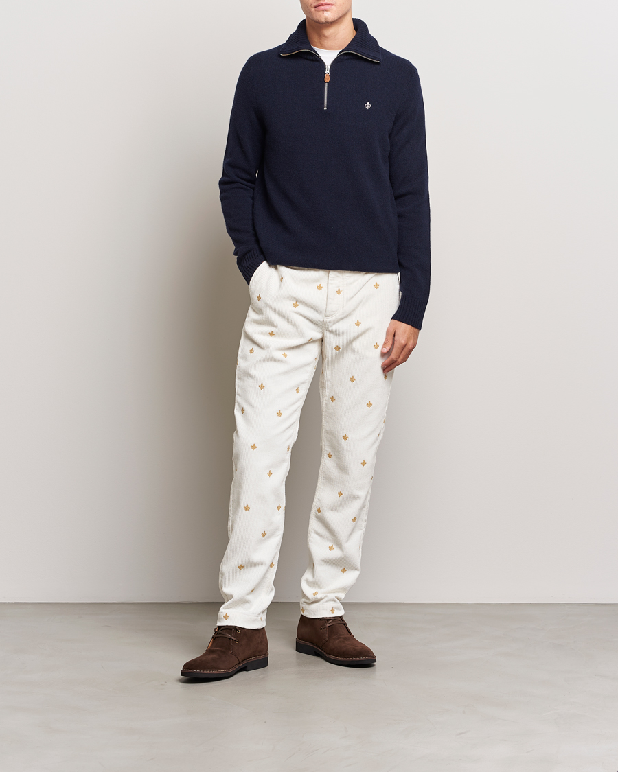 Herr | Byxor | Morris | Jeffrey Cord Club Chino Off White