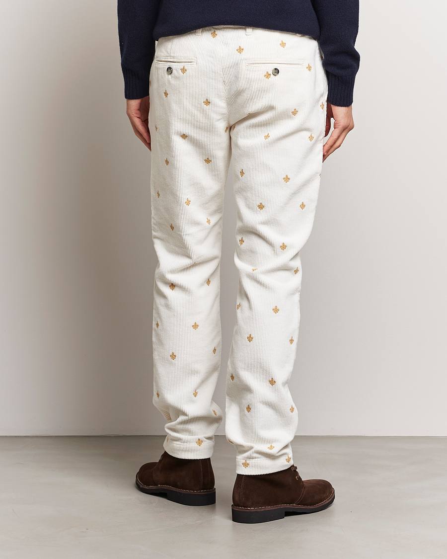 Herr | Byxor | Morris | Jeffrey Cord Club Chino Off White