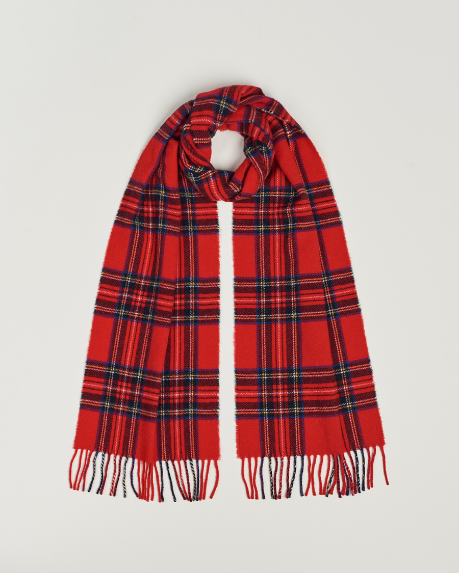 Herr | Morris Arthur Check Scarf  Red | Morris | Arthur Check Scarf  Red
