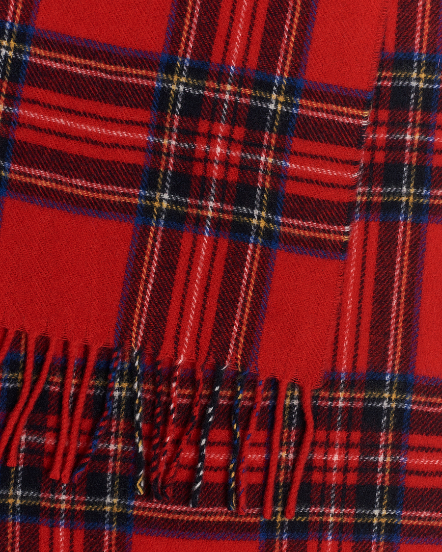 Herr | Morris Arthur Check Scarf  Red | Morris | Arthur Check Scarf  Red