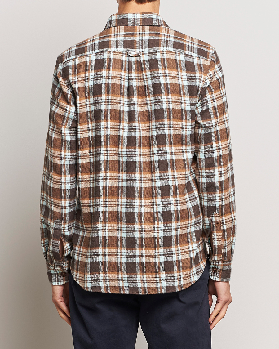 Herr | Skjortor | Morris | Tartan Shirt Classic Fit Camel