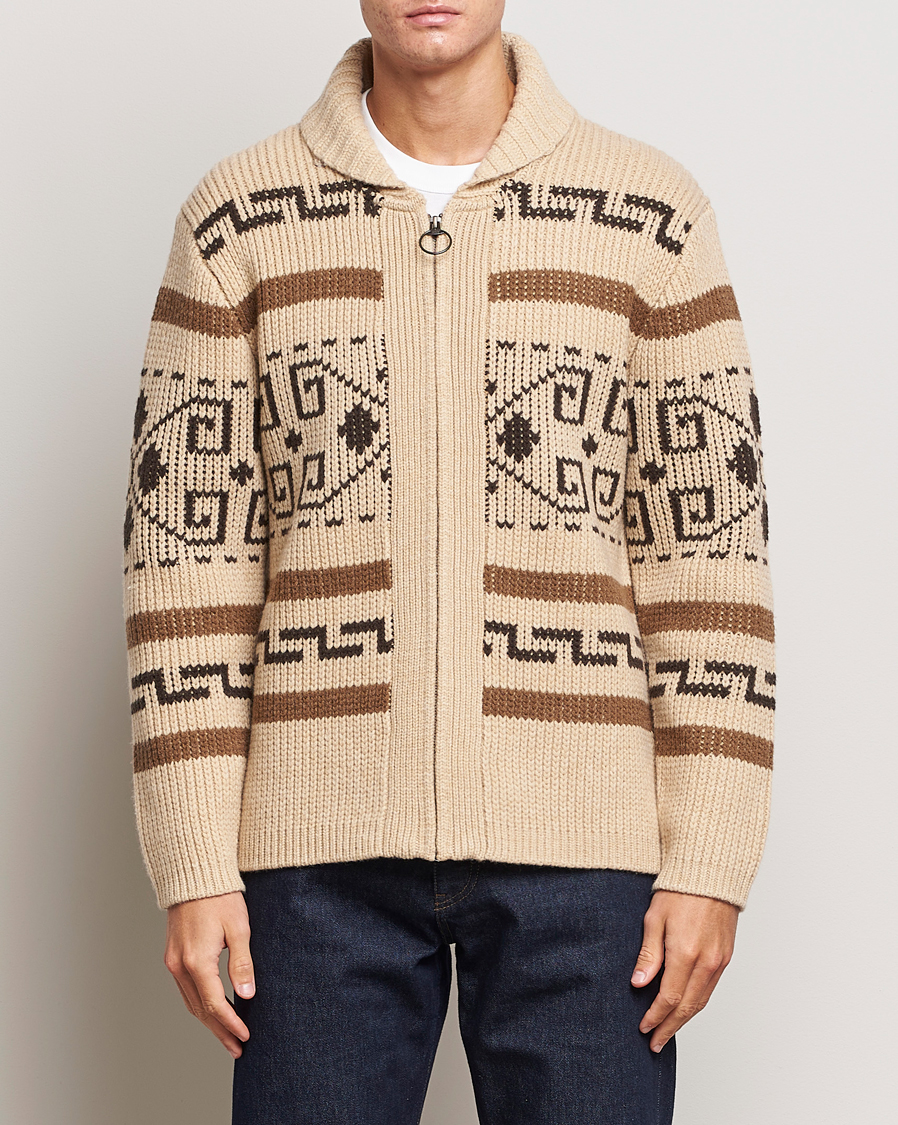 Herr | Tröjor | Pendleton | The Original Westerley Cardigan Tan/Brown