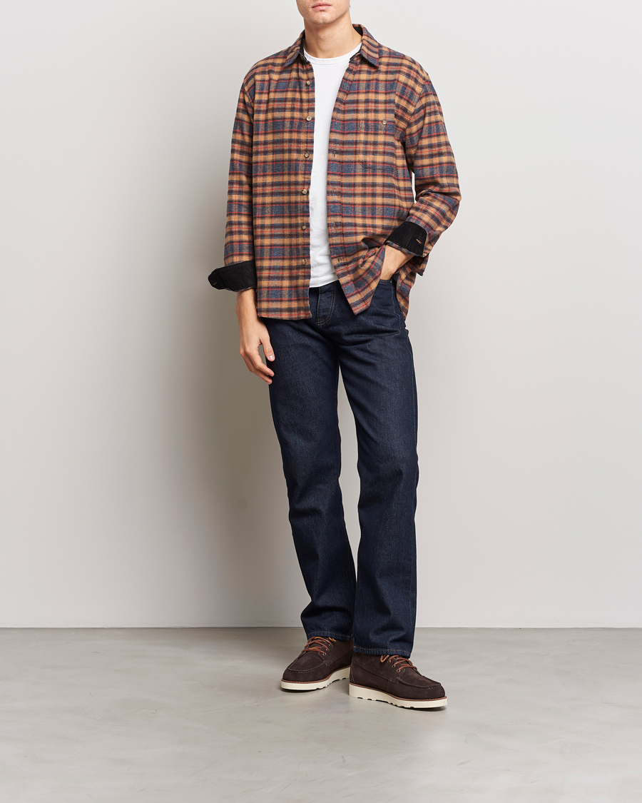 Herr | Skjortor | Pendleton | Fremont Flannel Shirt Brown/Black