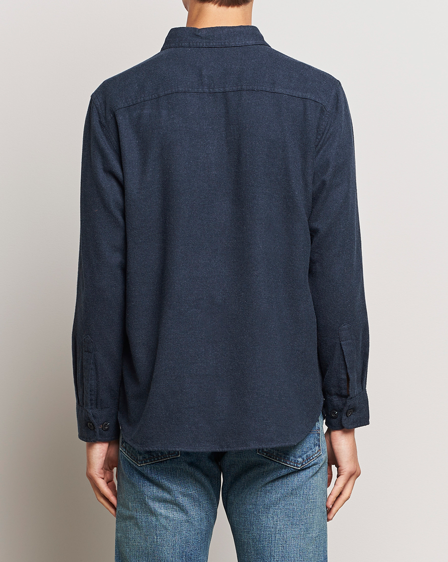 Herr | Skjortor | Pendleton | Burnside Flannel Shirt Navy Heather
