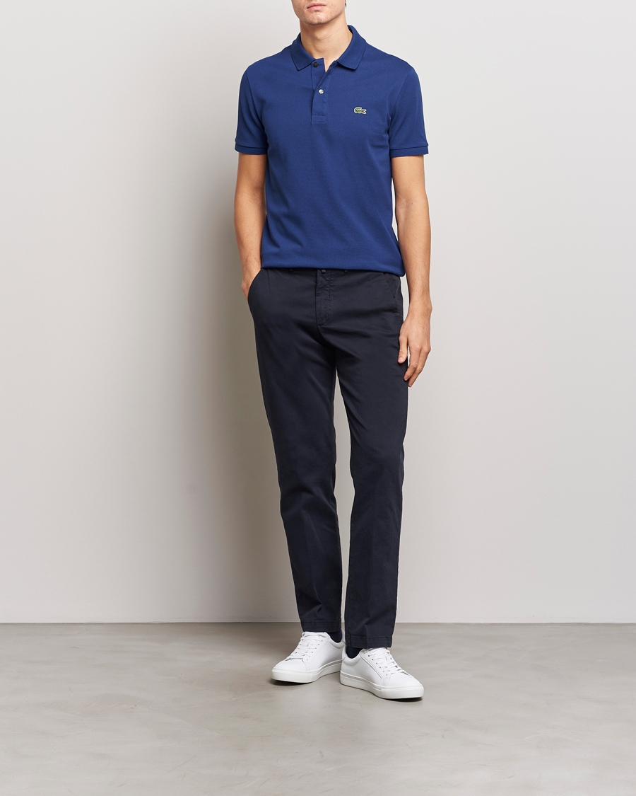 Herr | Pikéer | Lacoste | Slim Fit Polo Piké Methylene