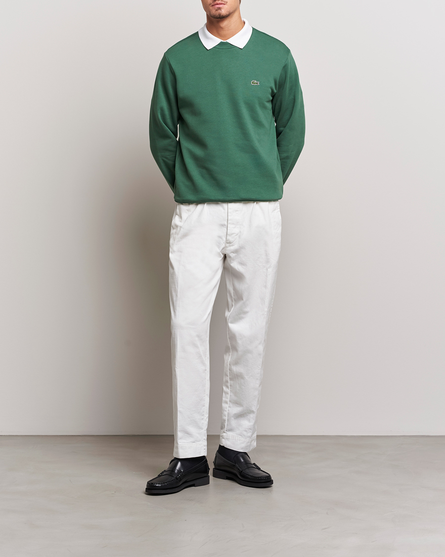 Herr | Tröjor | Lacoste | Crew Neck Sweatshirt Sequoia