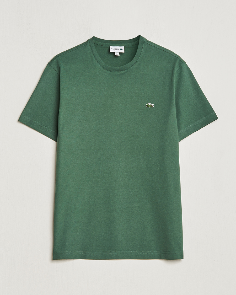 Herr | T-Shirts | Lacoste | Crew Neck T-Shirt Sequoia